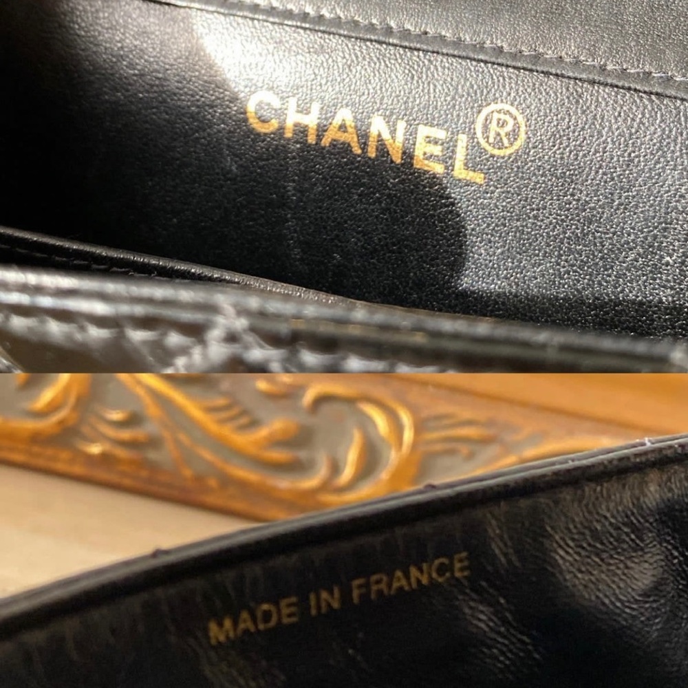 Authentic Chanel purse with authenticity card, and just bag. Purchased in 1996. - Picture 10 of 16